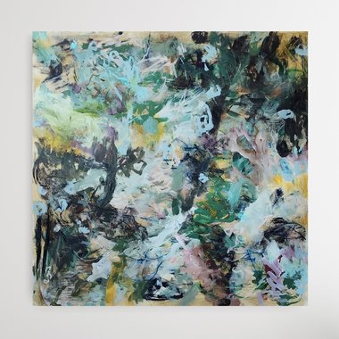 Fox and Found | 52" x 52"